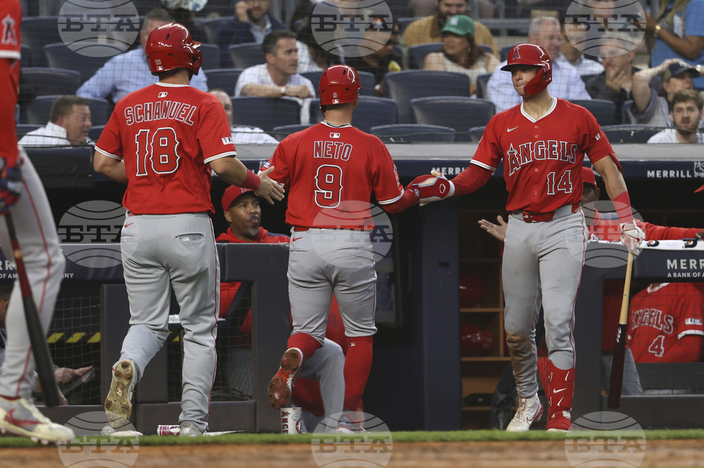 Angels Yankees Baseball