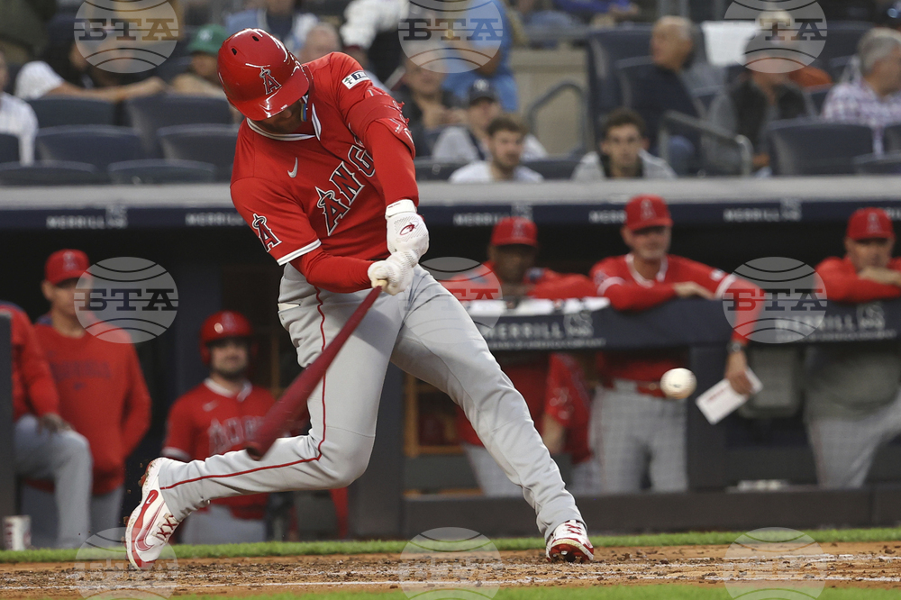 Angels Yankees Baseball