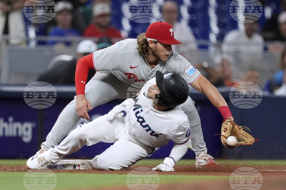 Phillies Marlins Baseball
