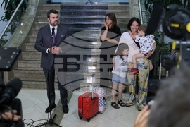 Летище „Васил Левски“ София - Израел - евакуирани българи - посрещане