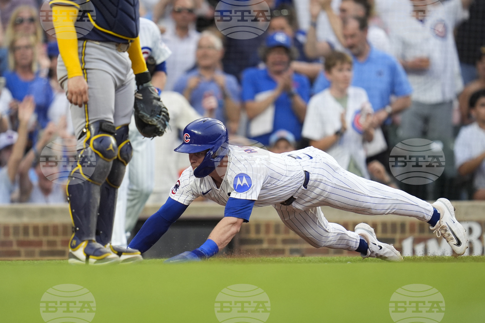 Brewers Cubs Baseball