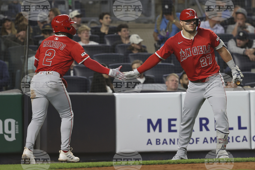 Angels Yankees Baseball