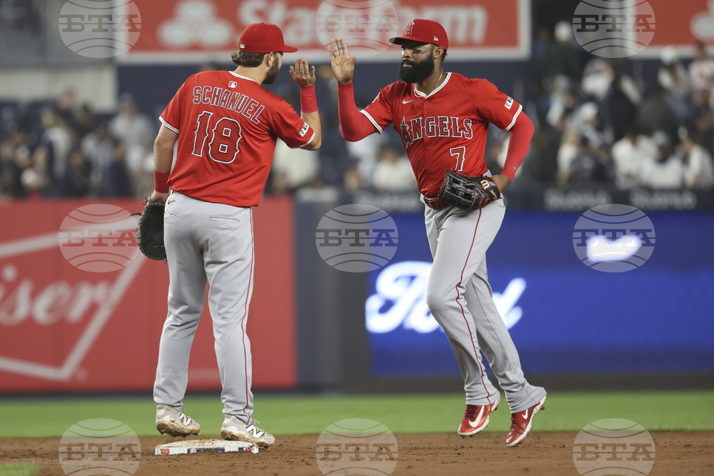 Angels Yankees Baseball