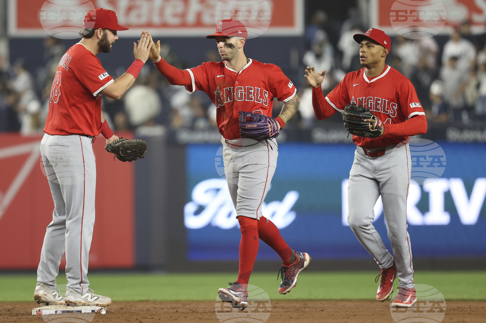 Angels Yankees Baseball