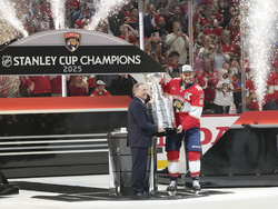 APTOPIX Stanley Cup Oilers Panthers Hockey