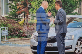 Народно събрание - снимка на Кирил Петков и Антон Славчев