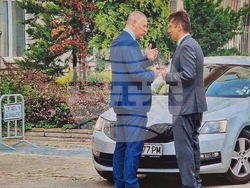 Народно събрание - снимка на Кирил Петков и Антон Славчев