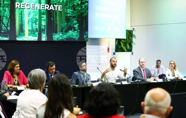 Възможности за ускоряване на кръговата икономика и добри практики за устойчивост бяха обсъдени в панел на "Грийн транзишън форум"