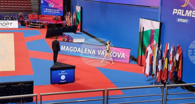 Гимнастичката Магдалена Вълкова: "Много съм доволна от представянето си, чувствам се спокойна на това състезание"