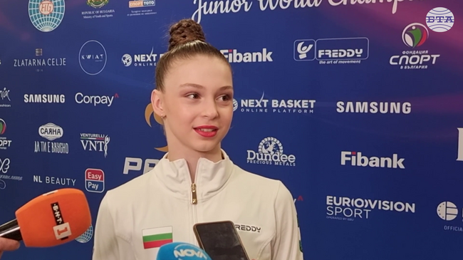 Гимнастичката Магдалена Вълкова: "Чувството е уникално да играеш пред родна публика и в толкова голяма зала"