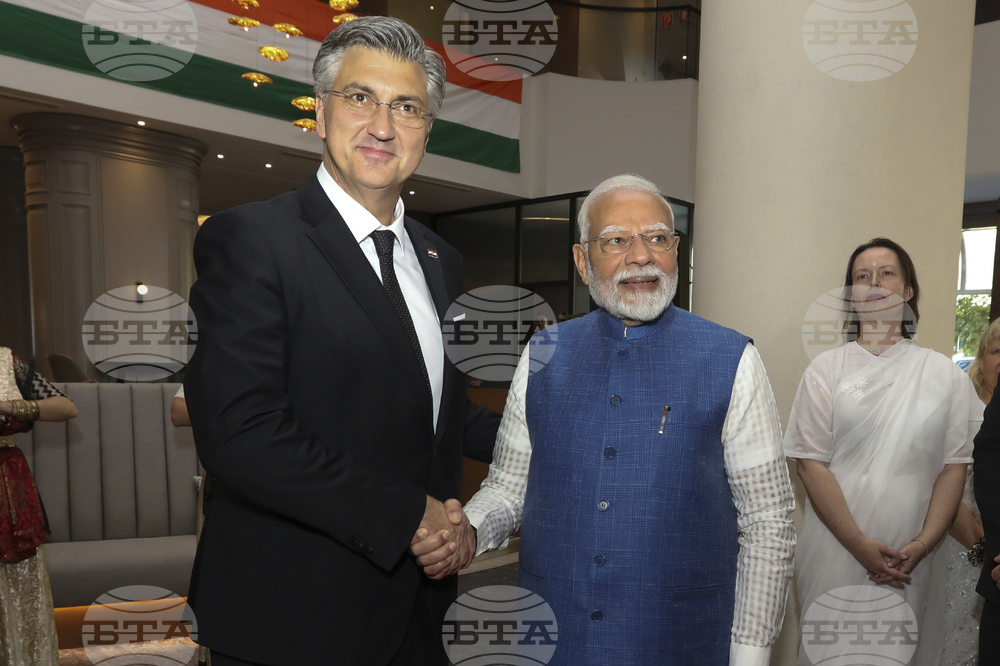 Премиерът на Индия Нарендра Моди с историческо първо посещение в Хърватия