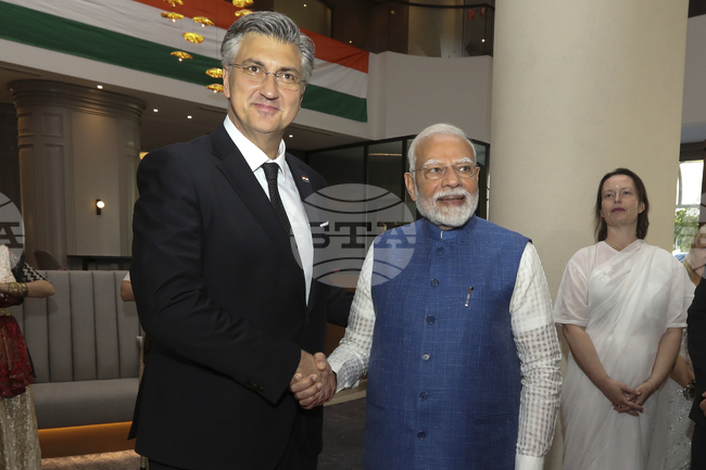 Премиерът на Индия Нарендра Моди с историческо първо посещение в Хърватия