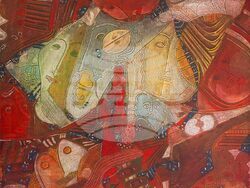 Картини за близо 350 хиляди евро бяха продадени на търг в София. Снимка: Artmark