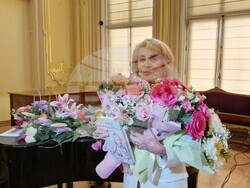 Мария Конакчиева представя книгата си „Влюбена в живота“, снимки – Даниел Димитров/БТА