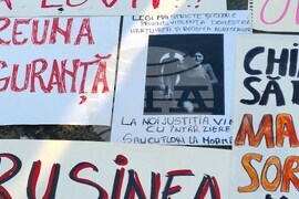 Румъния - протест срещу насилието над жени