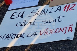 Румъния - протест срещу насилието над жени