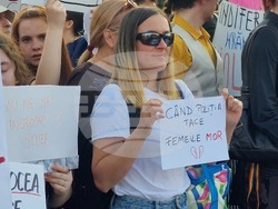 Румъния - протест срещу насилието над жени