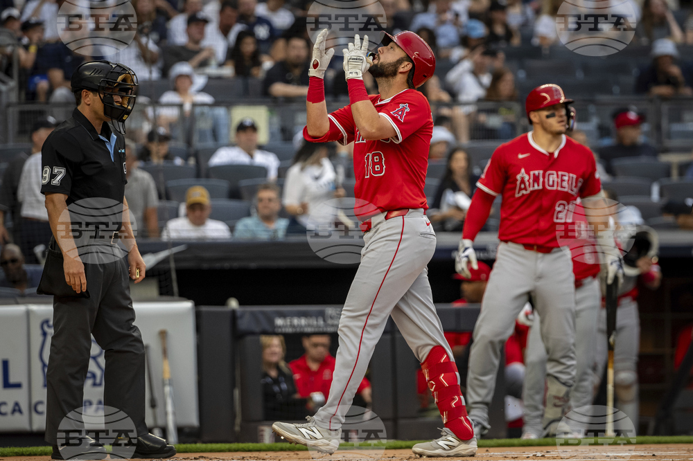 Angels Yankees Baseball