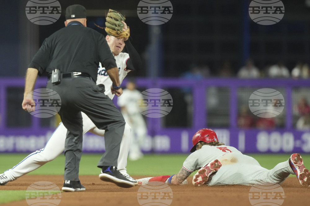 Phillies Marlins Baseball