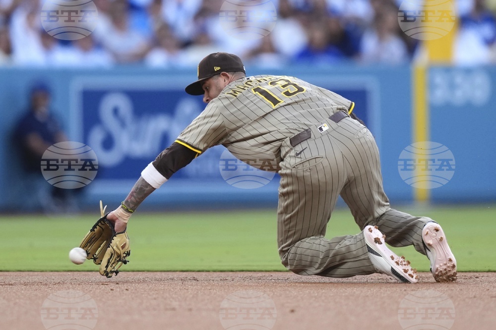 Padres Dodgers Baseball