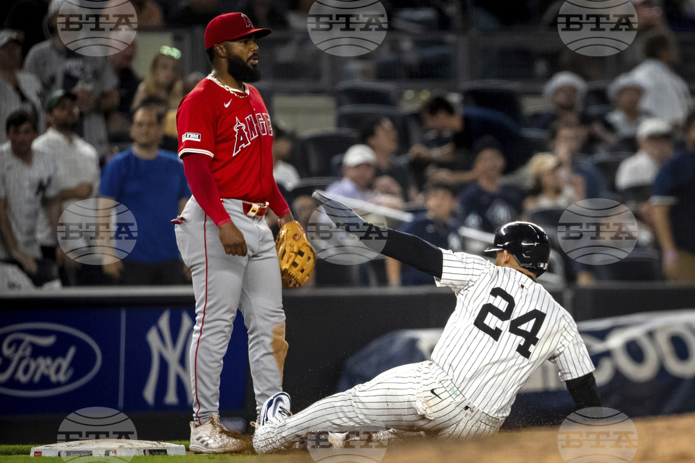 Angels Yankees Baseball