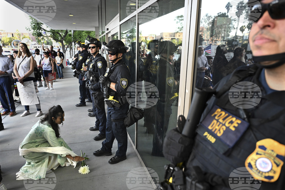 Immigration Protests Los Angeles