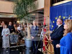 Свети Влас - символично предаване на ротационното председателство на Съвета на ЕС от Полша на Дания - Илияна Йотова