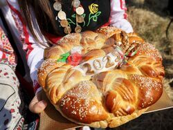 Село Поляново - жътвена кампания - откриване