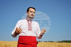 Село Поляново - жътвена кампания - откриване