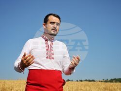 Село Поляново - жътвена кампания - откриване