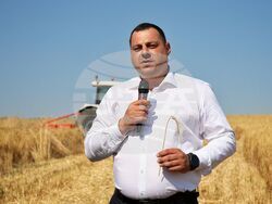 Село Поляново - жътвена кампания - откриване