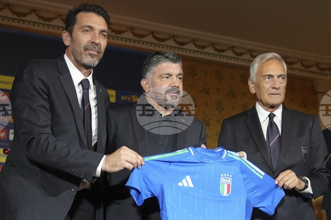 Новият селекционер на Италия Дженаро Гатузо при представянето си: "Надявам се да се справя със задачата"