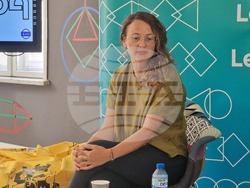 На снимката: Янина Танева от „Фабрика за идеи“. Снимка: Ваня Сухарова/БТА