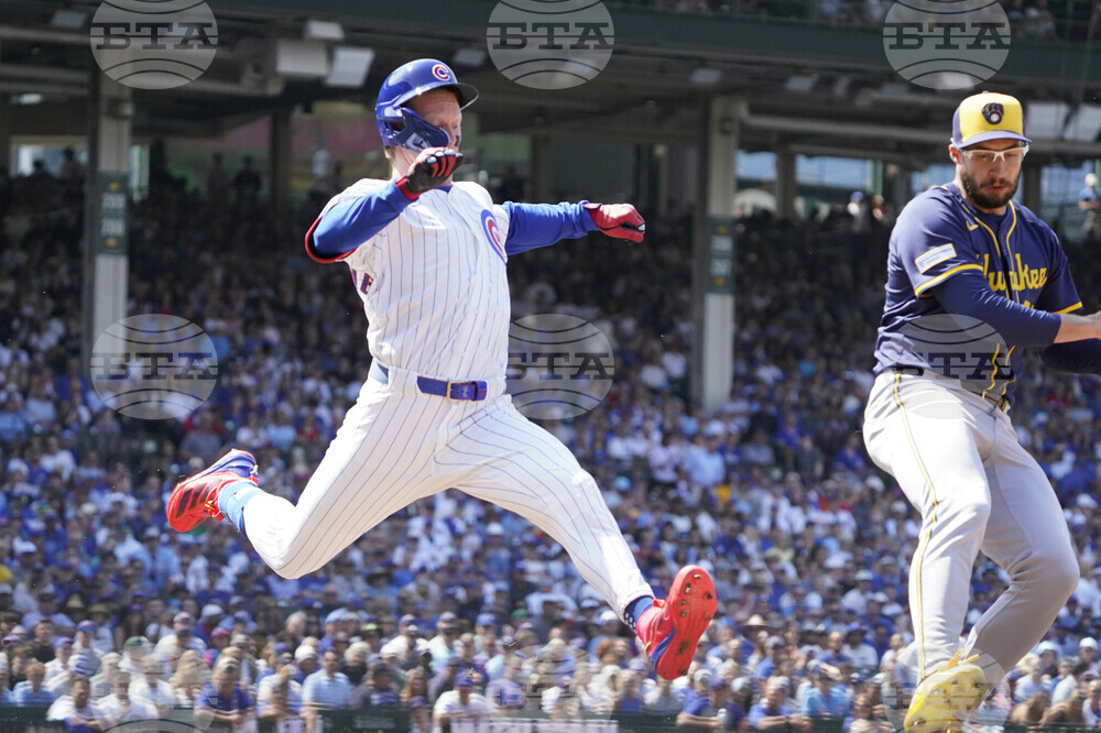 Brewers Cubs Baseball