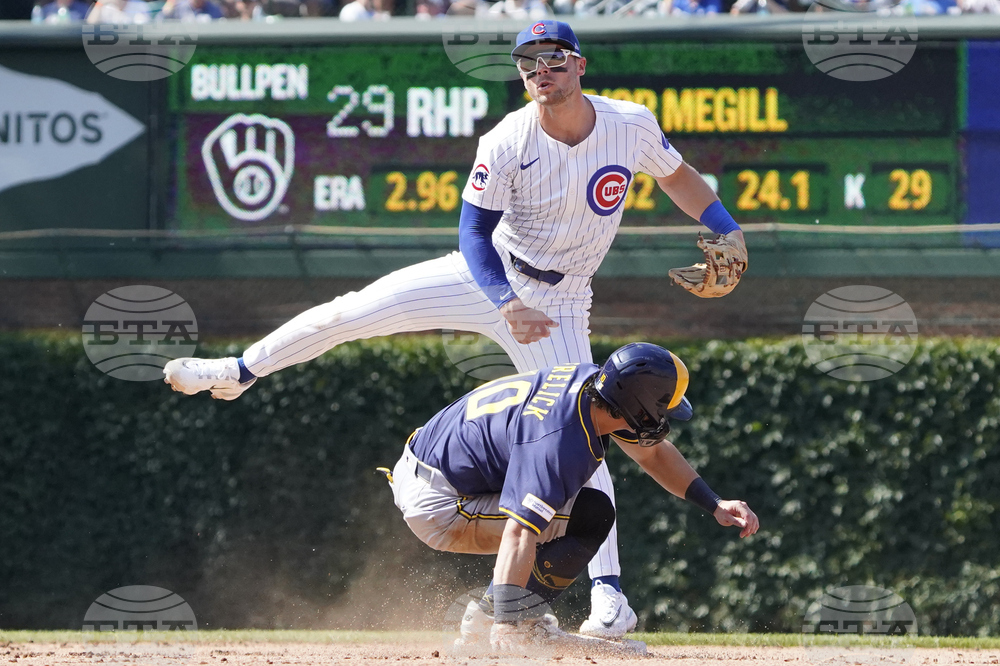Brewers Cubs Baseball