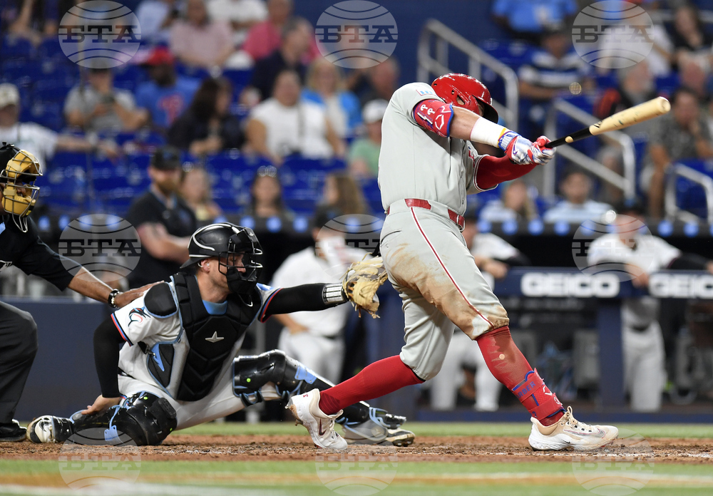 Phillies Marlins Baseball