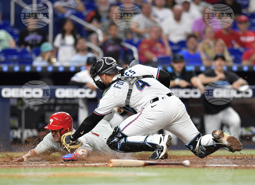 Phillies Marlins Baseball