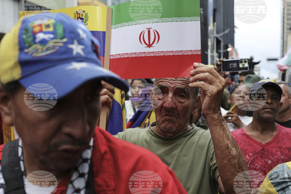Venezuela Mideast War Protest