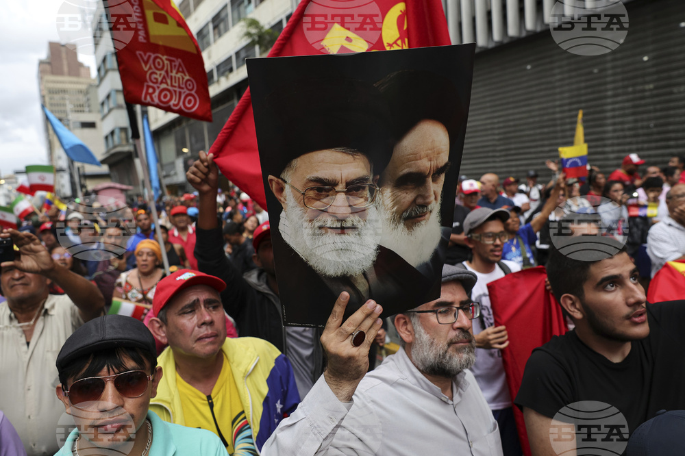 Venezuela Mideast War Protest