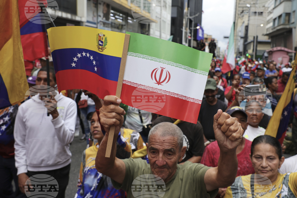 Venezuela Mideast War Protest