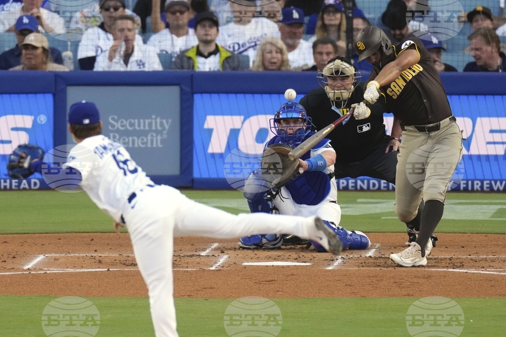 Padres Dodgers Baseball