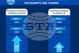 Домашно насилие - МВР - статистика