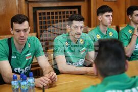 Бургас - Димитър Николов - национален отбор по волейбол - среща