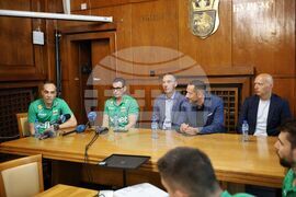 Бургас - Димитър Николов - национален отбор по волейбол - среща