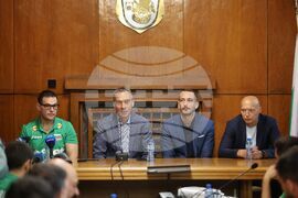Бургас - Димитър Николов - национален отбор по волейбол - среща