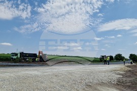 Шумен - символична първа копка - кръгово кръстовище