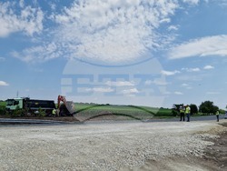 Шумен - символична първа копка - кръгово кръстовище