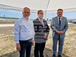 Шумен - символична първа копка - кръгово кръстовище