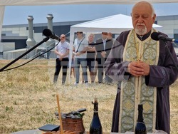 Шумен - символична първа копка - кръгово кръстовище