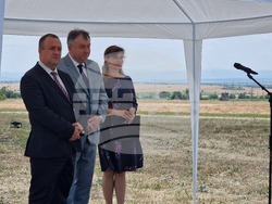 Шумен - символична първа копка - кръгово кръстовище